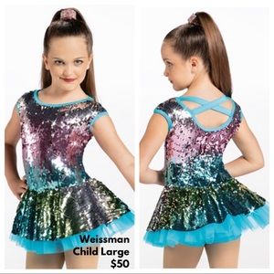⭐️2X HOST PICK⭐️ Weissman Jazz Dance Costume Large Child
